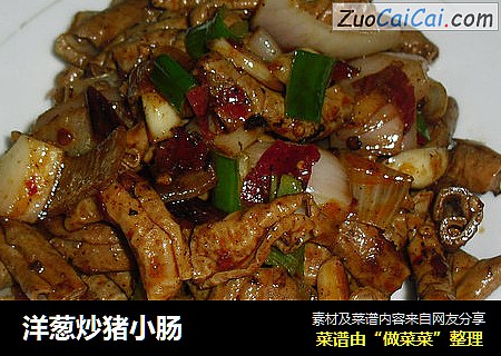 洋葱炒猪小肠