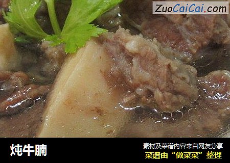 炖牛腩