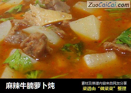 麻辣牛腩萝卜炖