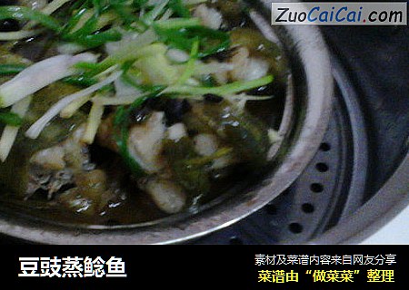 豆豉蒸鲶鱼