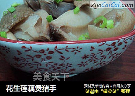 花生莲藕煲猪手