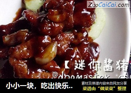 小小一块，吃出快乐的成就感【迷你酱猪排】