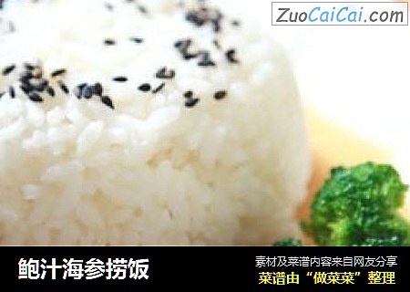 鲍汁海参捞饭