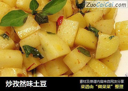 炒孜然味土豆