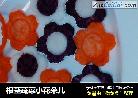 根茎蔬菜小花朵儿