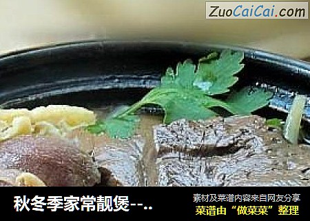 秋冬季家常靓煲-----鸭胗鸭血煲