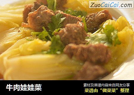 牛肉娃娃菜