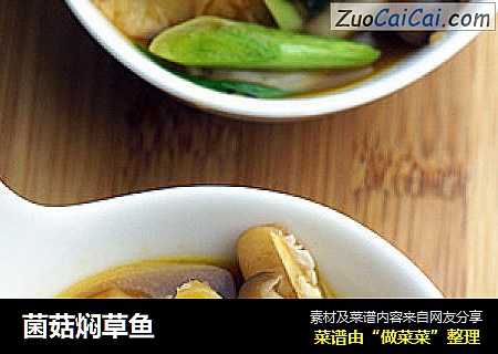 菌菇焖草鱼
