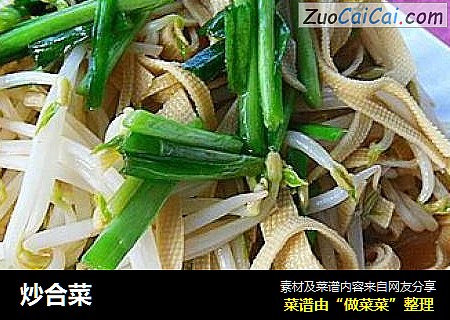 炒合菜