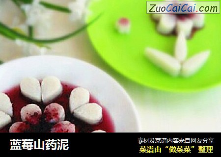 蓝莓山药泥