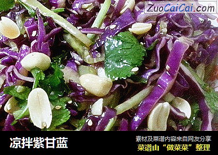 凉拌紫甘蓝