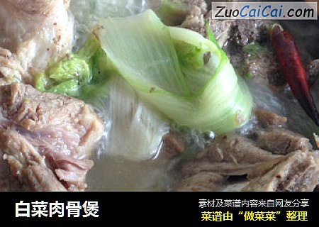 白菜肉骨煲