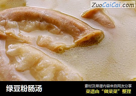 绿豆粉肠汤