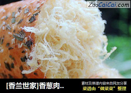 [香兰世家]香葱肉松面包卷 最过瘾的面包