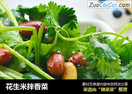 花生米拌香菜