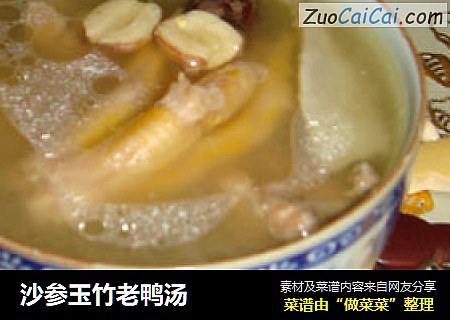 沙参玉竹老鸭汤
