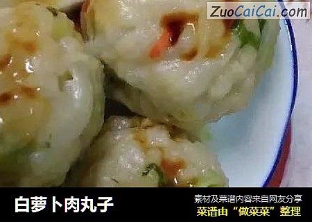 白萝卜肉丸子