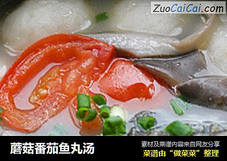 蘑菇番茄鱼丸汤