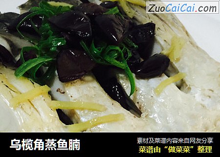 乌榄角蒸鱼腩