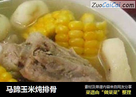 马蹄玉米炖排骨