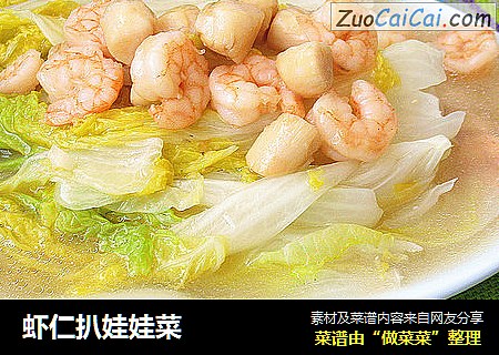 虾仁扒娃娃菜