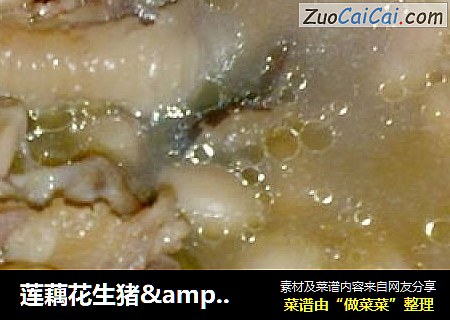 莲藕花生猪&鸡脚汤--补充胶原蛋白啦