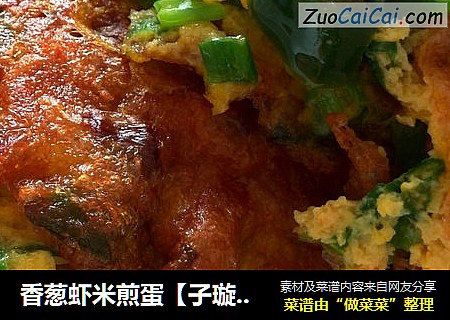 香葱虾米煎蛋【子璇家】