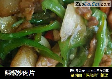 辣椒炒肉片