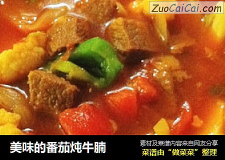 美味的番茄炖牛腩
