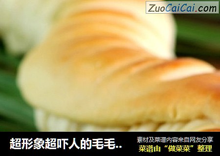 超形象超吓人的毛毛虫面包