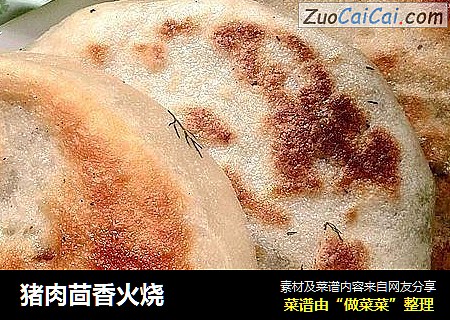 猪肉茴香火烧