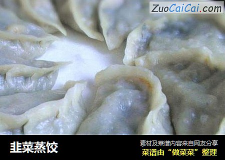 韭菜蒸饺