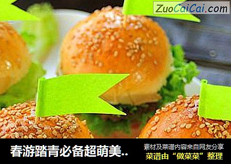 春游踏青必备超萌美食——口感柔软好吃到尖叫的【迷你牛肉汉堡】