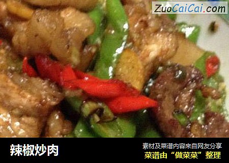 辣椒炒肉