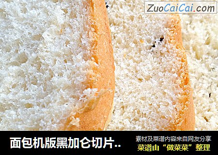 面包机版黑加仑切片面包