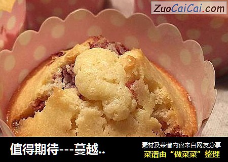 值得期待---蔓越莓麦芬