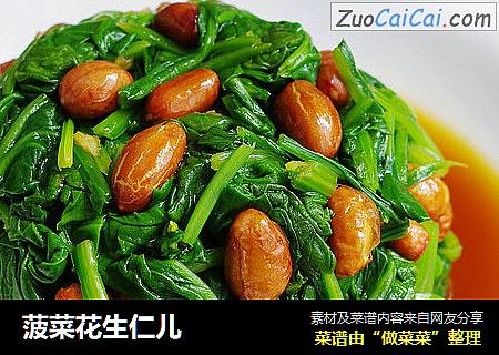 菠菜花生仁儿