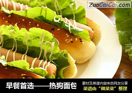 早餐首选——热狗面包