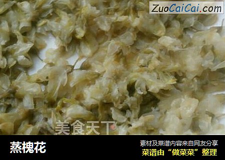 蒸槐花