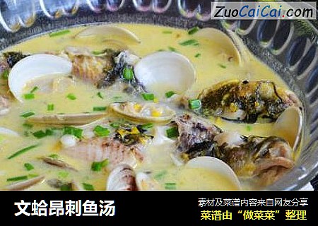 文蛤昂刺鱼汤