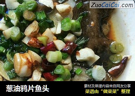 葱油鸦片鱼头