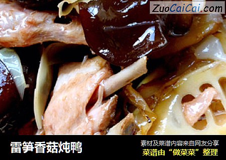 雷笋香菇炖鸭