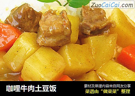 咖哩牛肉土豆饭