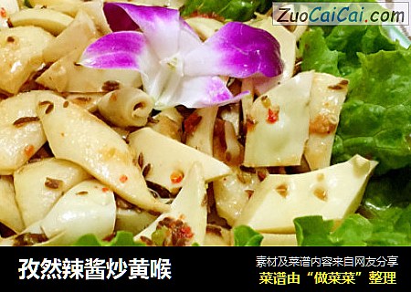 孜然辣酱炒黄喉