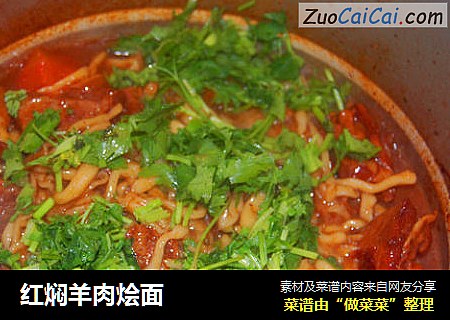 红焖羊肉烩面