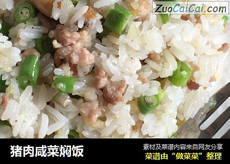 猪肉咸菜焖饭