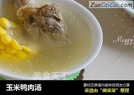 玉米鸭肉汤