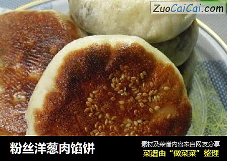 粉丝洋葱肉馅饼