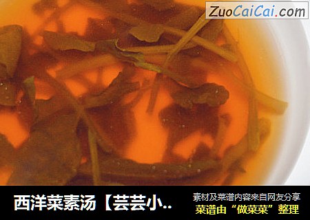 西洋菜素汤【芸芸小厨】