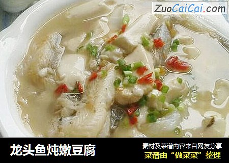 龙头鱼炖嫩豆腐